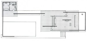 Barcelona pavillon grundriss